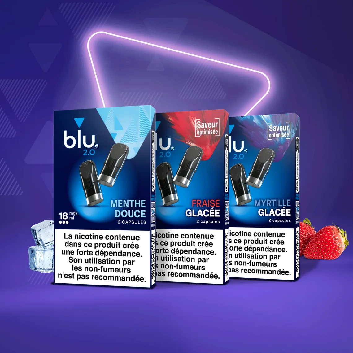 Recharge Blu 2.0 : quelles capsules, quel taux de nicotine